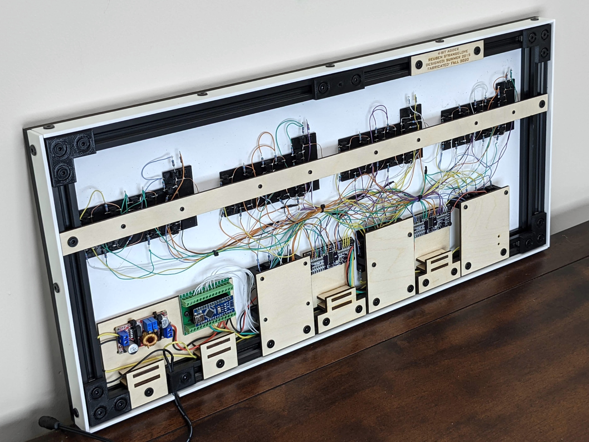 4 bit adder back angle