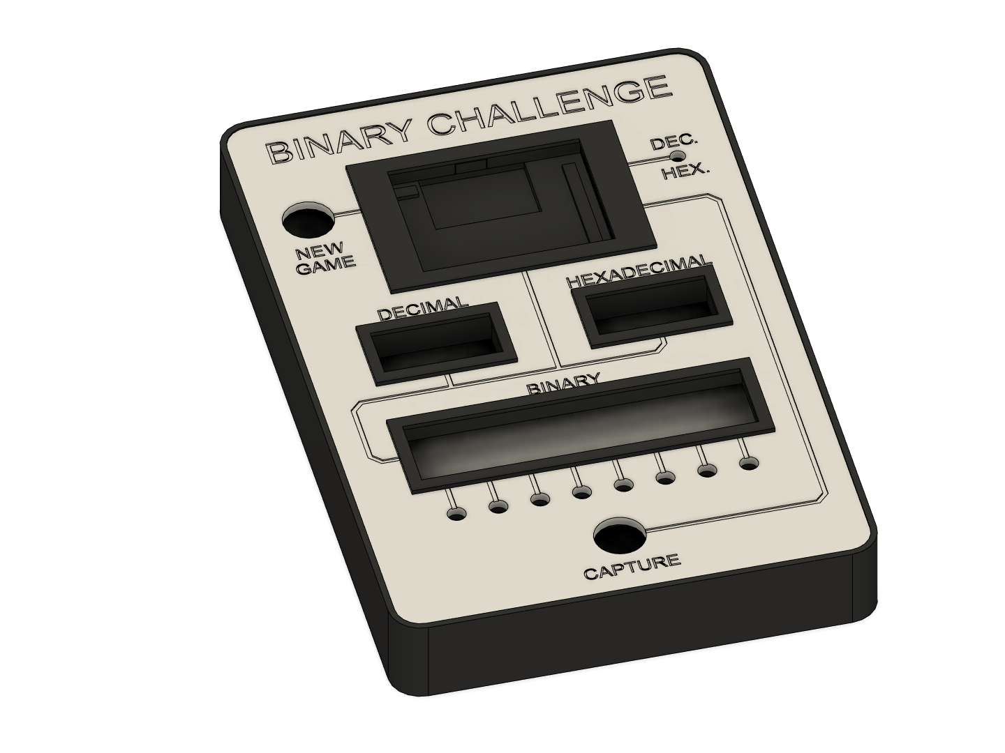 binary challenge cad render