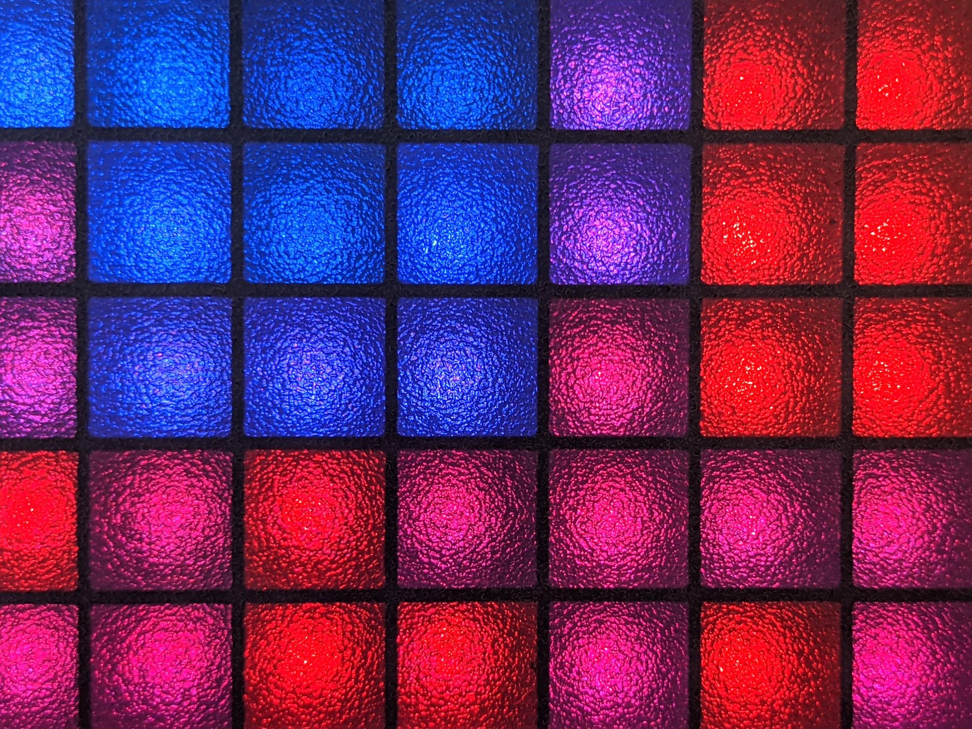 infrared mirror grid closeup