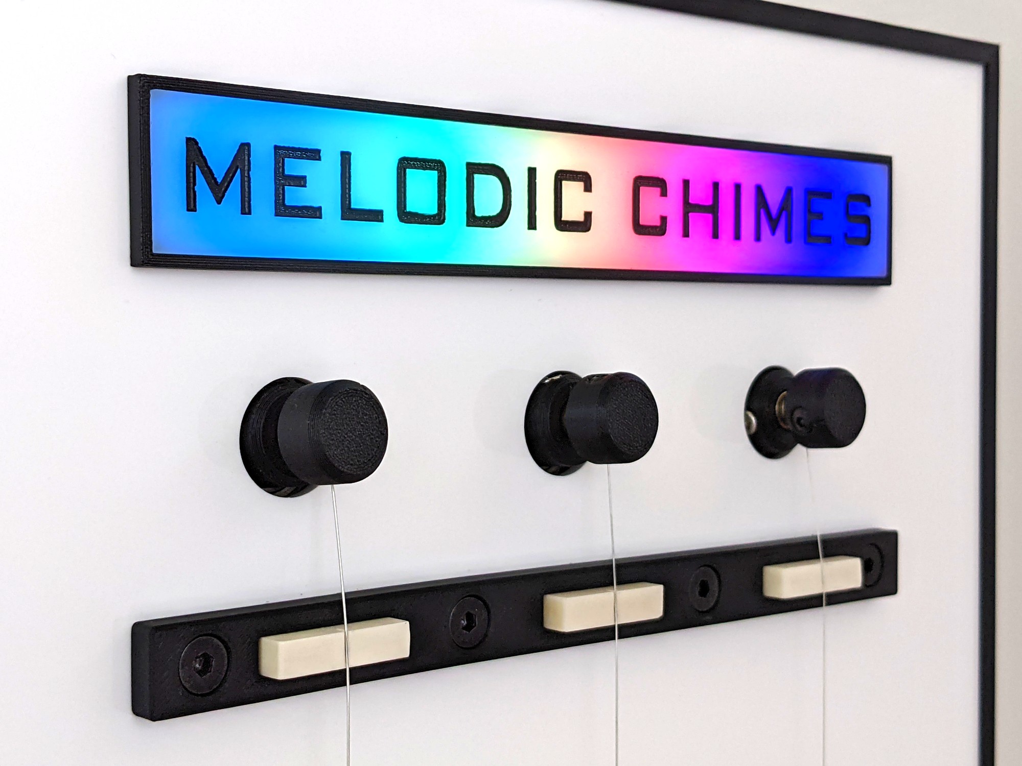 melodic chimes illuminated face plate