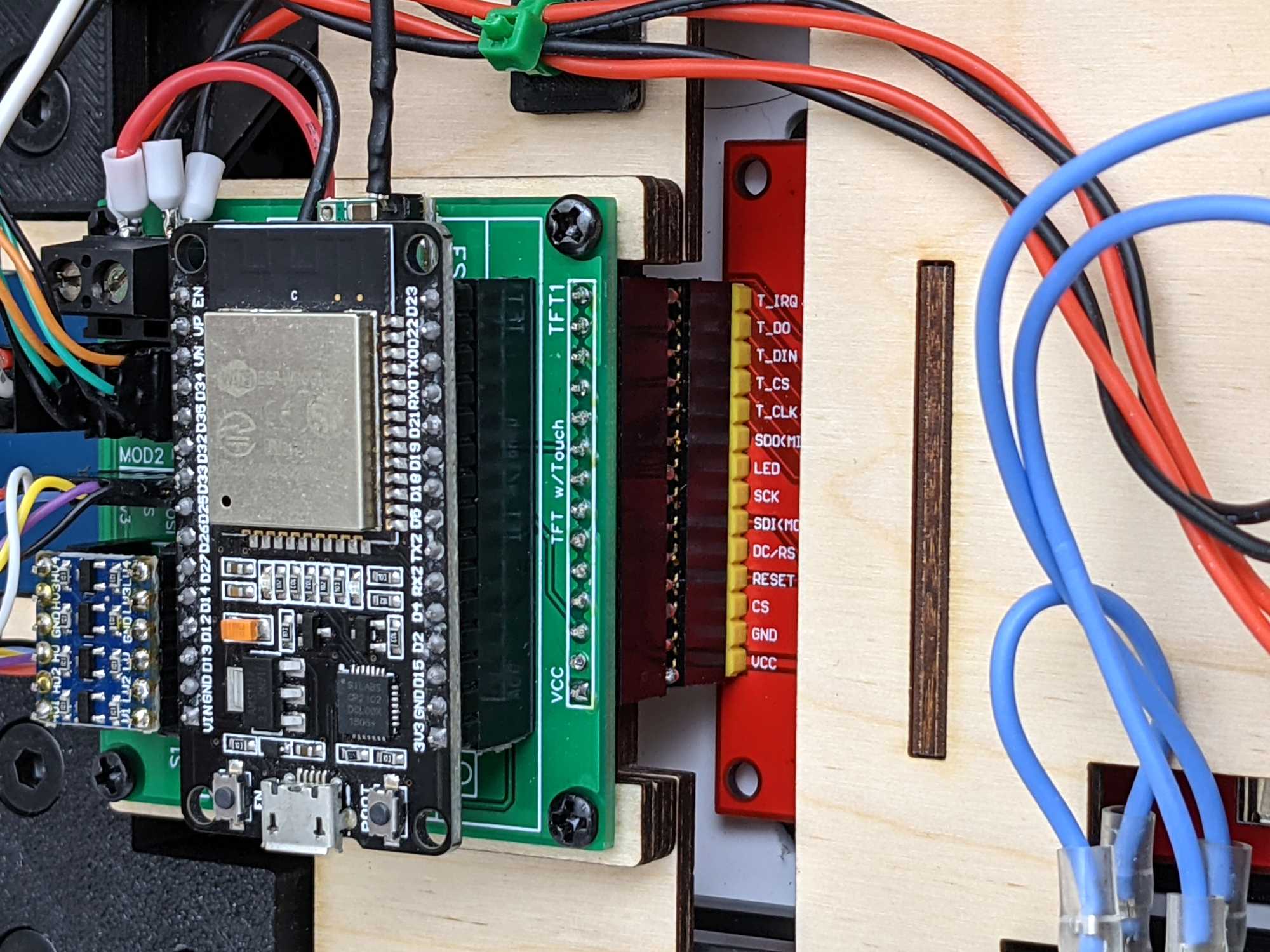 melodic chimes tft interface