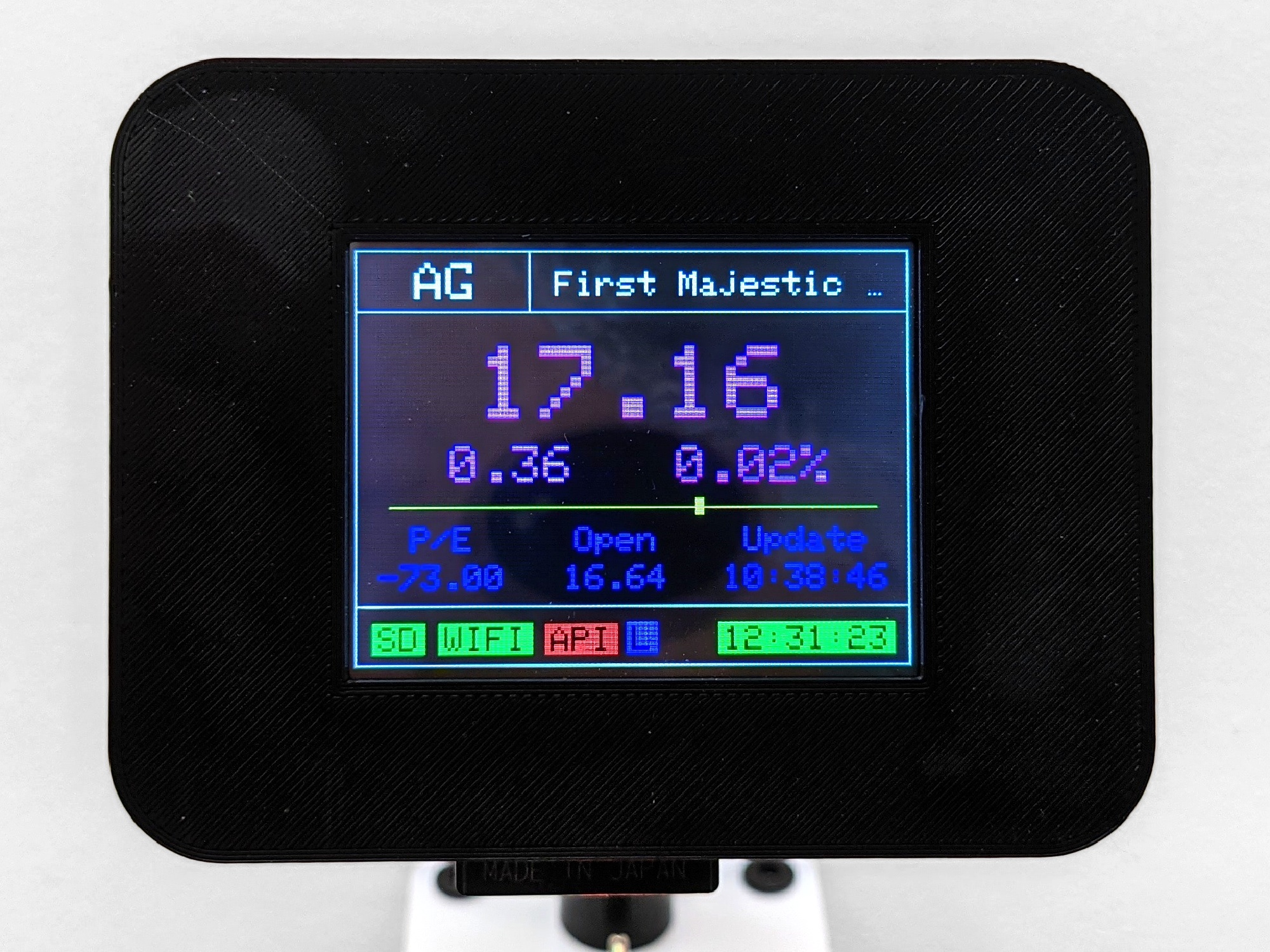 quote box lcd front