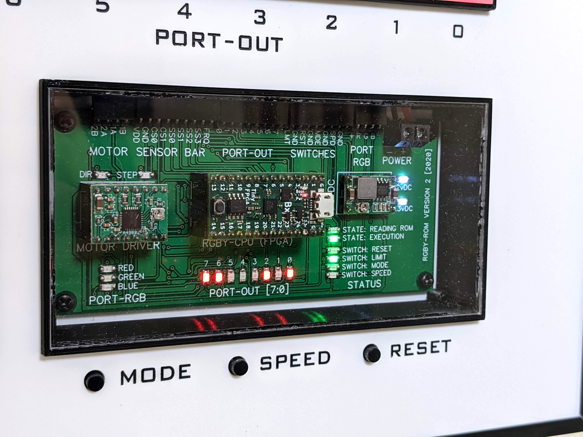 RGBY ROM main board view