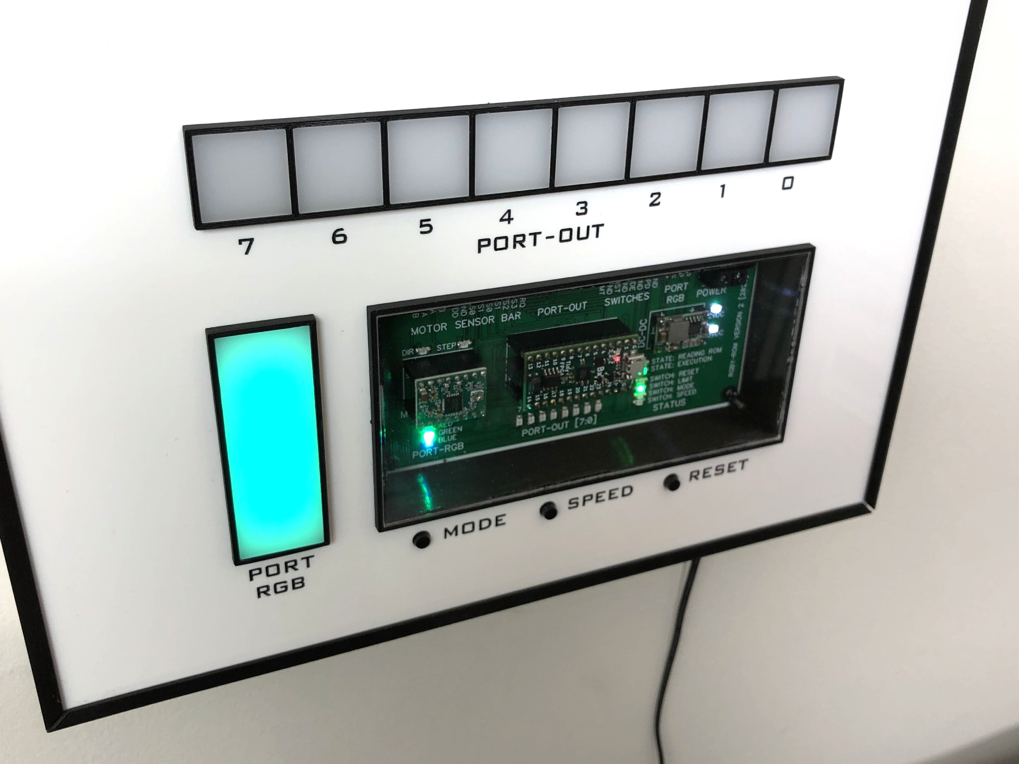 RGBY ROM rgb and indicator closeup