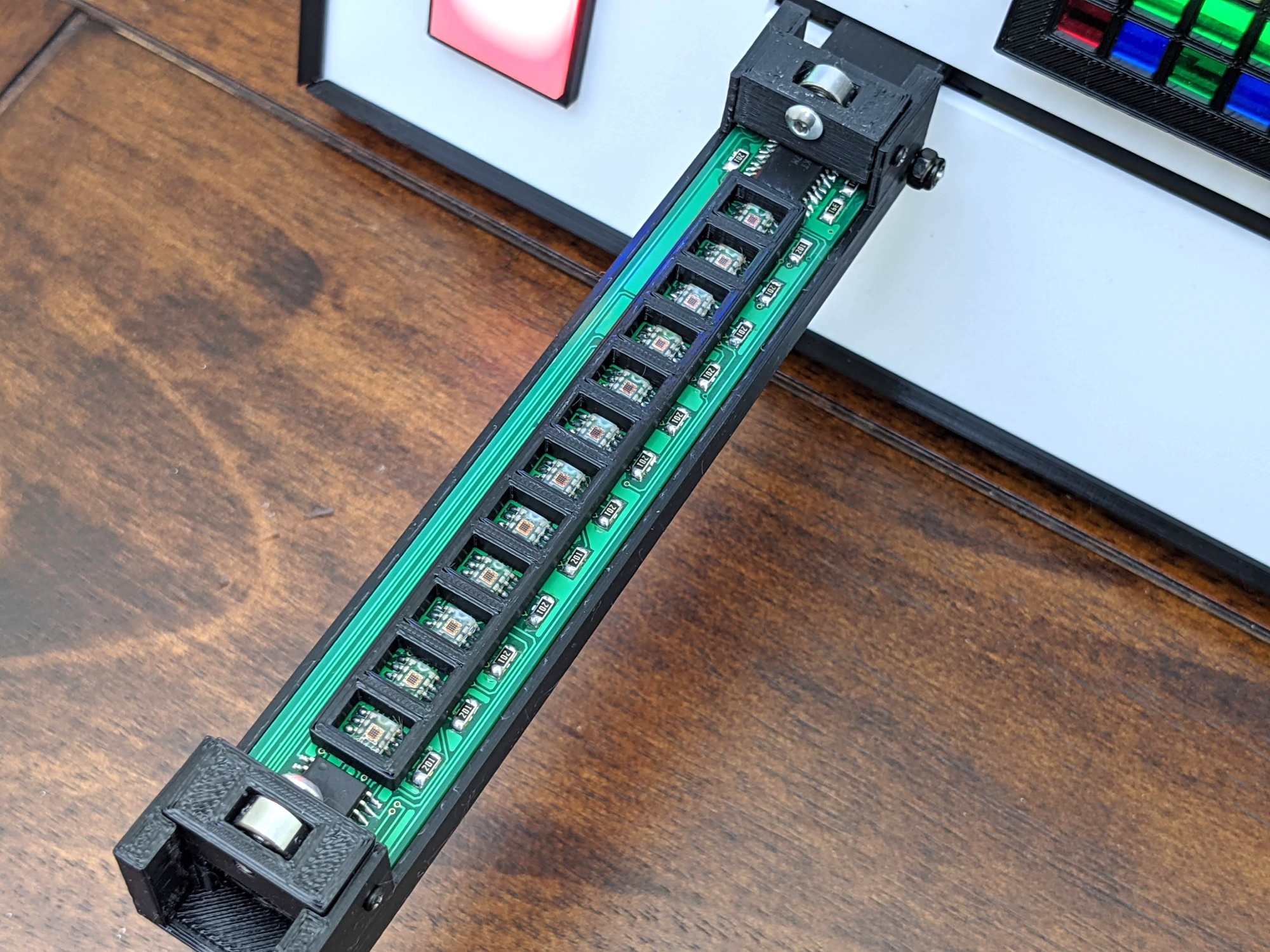 RGBY ROM sensor bar pcb